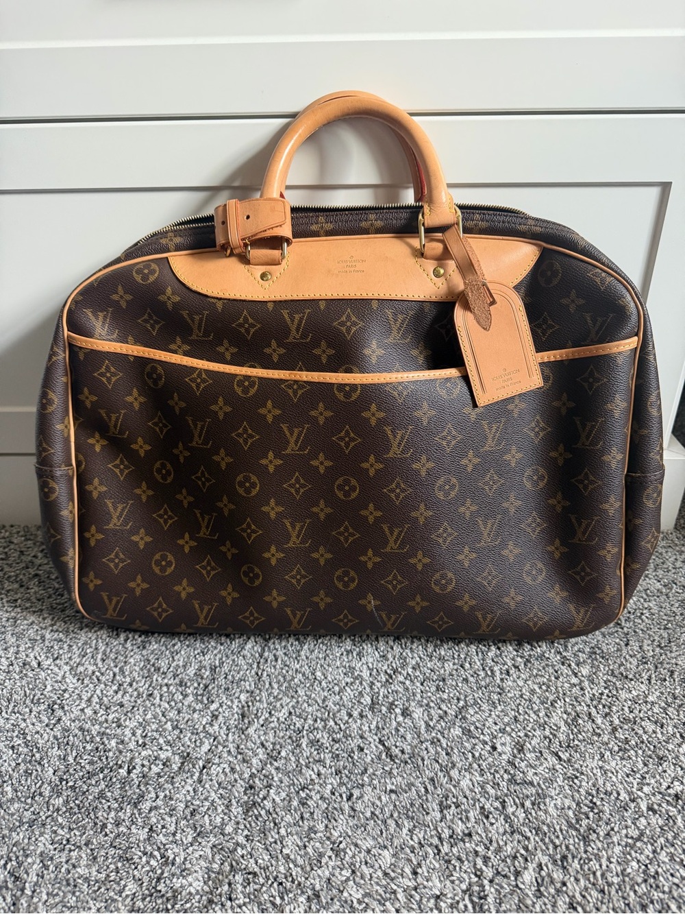 Louis Vuitton Monogram Canvas Duffel Bag in Brown and Tan